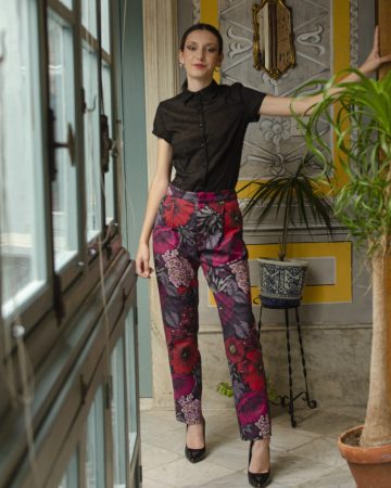pantalon de flores poppy